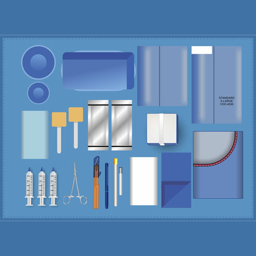 Kit medico di parto - Xssential Basic Vein Pack - SYNDEO Medical - per accesso vascolare / sterile
