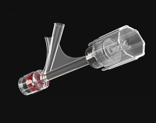 Valvola emostatica - ROVERSA™ - SYNDEO Medical - in policarbonato