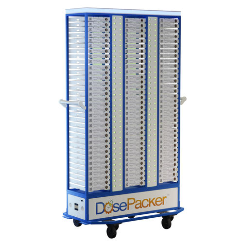 Armadio per farmaci - Dosepack India LLP - con rotelle / a 1 modulo