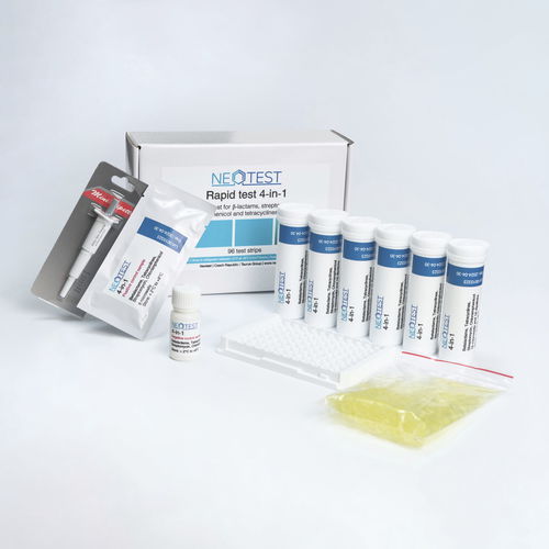 Test rapido per test di sensibilità agli antibiotici - 4-in-1 - Taurus Group - per latte / immunocromatografico / striscia reattiva
