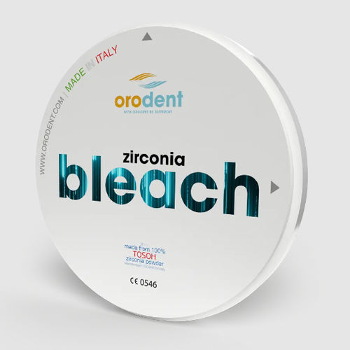 Materiale odontoiatrico in zircone - Bleach  - Orodent srl - per ponti dentali / per corone dentali / per ricostruzione dentale