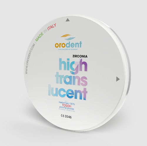 Materiale odontoiatrico in zircone - Orodent srl - per ponti dentali / per corone dentali / per stratificazione in ceramica