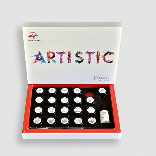 Kit di materiali odontoiatrici in ceramica - 3D Vision Stain&Glaze - Orodent srl - per ricostruzione dentale / gengivale / per corone dentali
