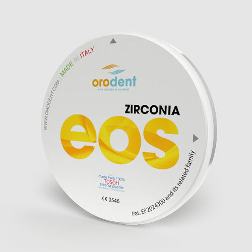 Materiale odontoiatrico in zircone - Eos  - Orodent srl - per ponti dentali / per corone dentali / per ricostruzione dentale
