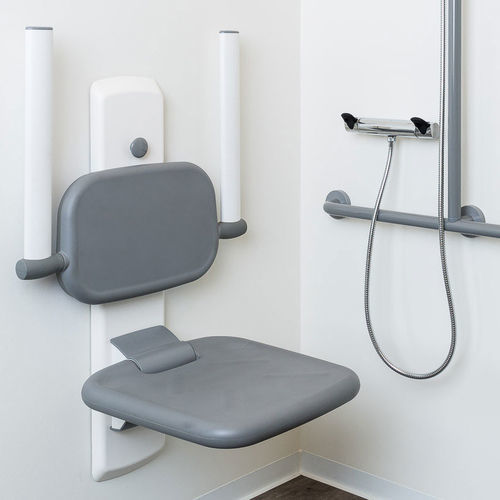 Sedile per doccia con schienale - 40-43016 - ROPOX - pieghevole