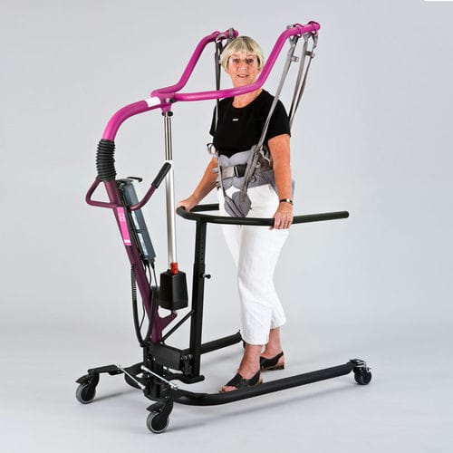 Verticalizzatore elettrico - 25-20526 - ROPOX - con rotelle / per deambulazione / con imbracatura