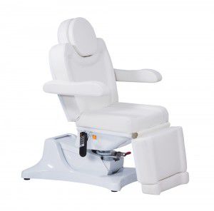 Lettino da visita per cure di bellezza - Queen IX  - SOLENI Beauty - elettrico / ad altezza regolabile / 4 sezioni
