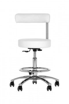 Sgabello per struttura sanitaria - SW10466.1 - SOLENI Beauty - ad altezza regolabile / girevole / con rotelle
