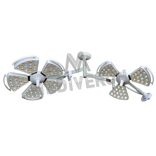 Lampada scialitica a soffitto - MVL-5HC+3HC - Mediveron - LED / 2 bracci / 220 V/50 Hz