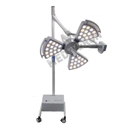 Lampada scialitica mobile - MVL-3HC - Mediveron - LED / 220 V/50 Hz / 96