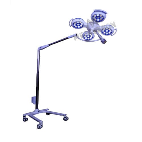 Lampada scialitica mobile - MVL-4C - Mediveron - LED / 220 V/50 Hz / 96