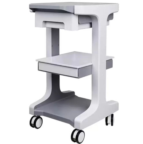 Carrello per anestesia - Genomouse Inc. - per dispositivi medici / di trasporto / con cassetti