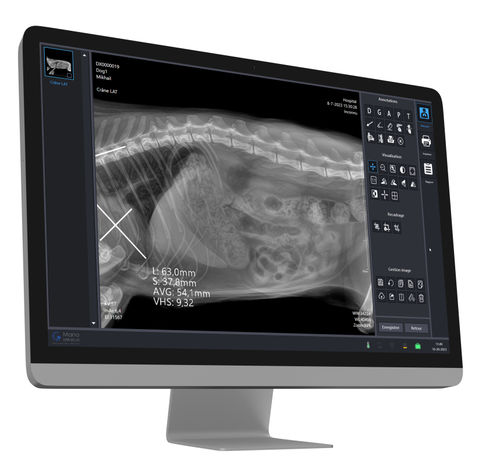 Software di acquisizione - ManoVet 2.0 - Mano Medical - medico / per imaging veterinario / per tablet PC