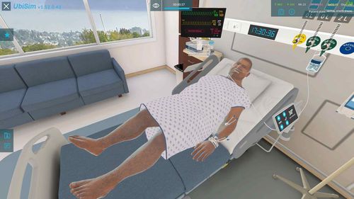 Software didattico - UbiSim - di simulazione / per EEG / di emergenza