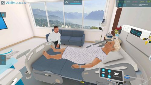 Software didattico - End of Life Care - UbiSim - di simulazione / per cure infermieristiche / con intelligenza artificiale