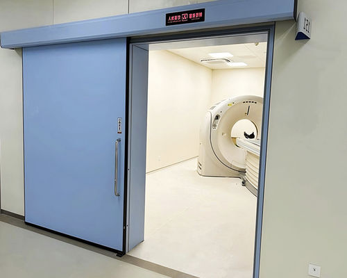 Porta di radioprotezione - CT DR - SLEEK - a raggi X / per dipartimento di radiologia / scorrevole