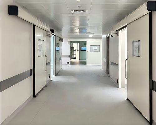 Porta a tenuta d'aria - ERCP - SLEEK - per sala operatoria / scorrevole / automatica