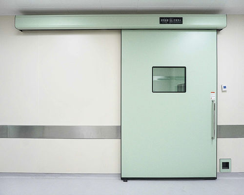 Porta di radioprotezione - SLEEK - per dipartimento di radiologia / scorrevole / antibatterica