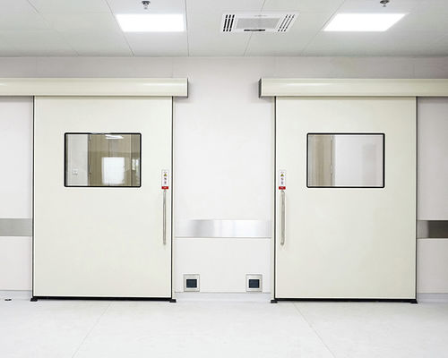 Porta tagliafuoco - SLEEK - per ospedale / scorrevole / automatica