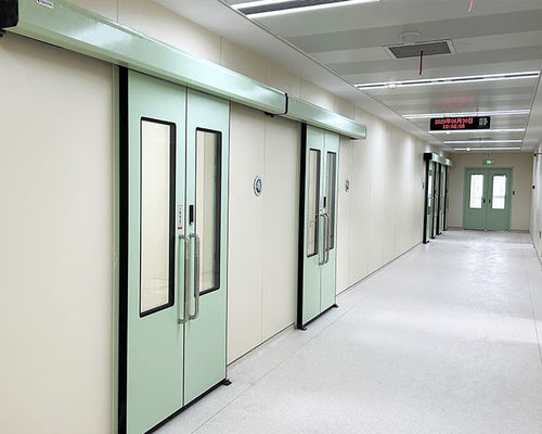 Porta a tenuta d'aria - SLA-CLE-2 - SLEEK - per terapia intensiva / scorrevole / ermetica