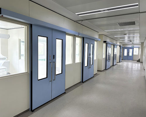 Porta a tenuta d'aria - SLA-CLE-2 - SLEEK - per ospedale / scorrevole / doppia