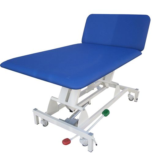 Lettino Bobath idraulico - 43213 - kinefis - su rotelle / con schienale ad altezza regolabile / a 2 sezioni