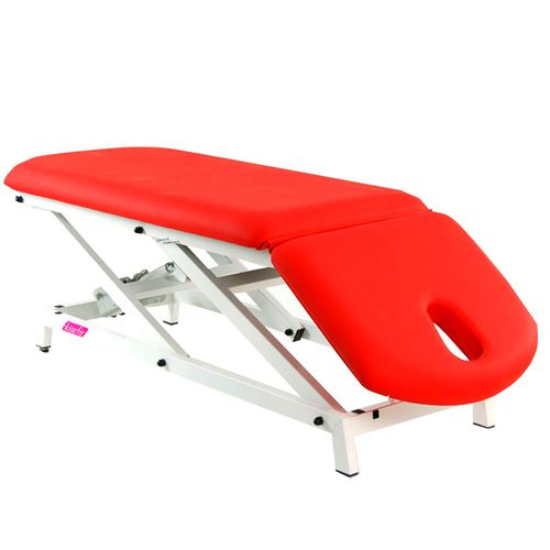Lettino da visita per fisioterapia - 45199 - kinefis - idraulico / ad altezza regolabile / con schienale regolabile