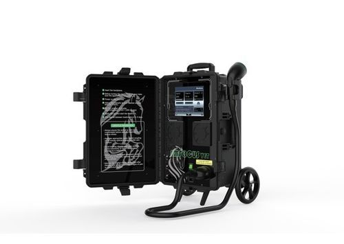 Generatore di onde d'urto extracorporee per trattamento ortopedico - Emfocus Vet - Guangzhou FisioForce Co. Ltd. - trasportabile / veterinario