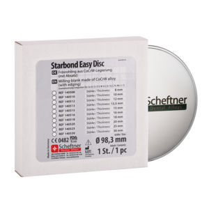 Materiale odontoiatrico in metallo - Starbond Easy Disc - scheftner dental - per ponti dentali / per corone dentali / per ricostruzione dentale