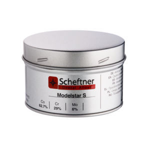 Materiale odontoiatrico CoCr - Modelstar S - scheftner dental - in lega / per ricostruzione dentale / da colata