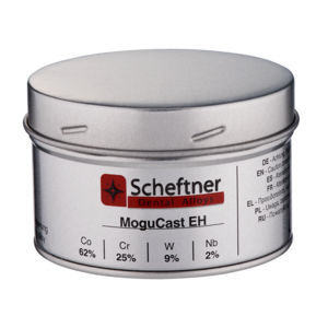 Materiale odontoiatrico CoCr - MoguCast EH - scheftner dental - in lega / per ricostruzione dentale / da colata