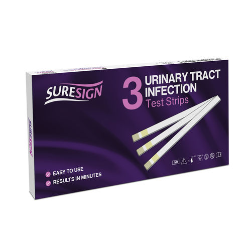 Kit di test di infezione delle vie urinarie - Suresign - di urina / striscia reattiva / autotest