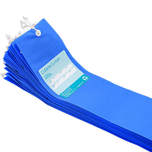 Paravento medicale fisso - 50-001B - Sky Ocean Earth Medical - 1 pannello / con tendina