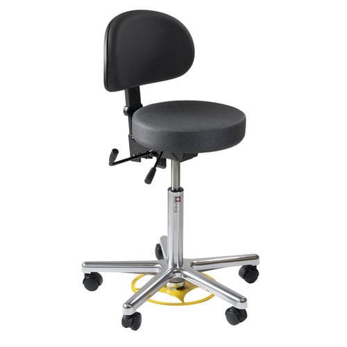 Sedia con rotelle - RiRest - Rini Medtech - a forma di sella / ergonomica