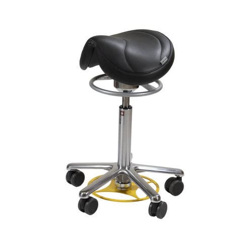 Sedia con rotelle - AmazoneBalance - Rini Medtech - a forma di sella / ad altezza regolabile