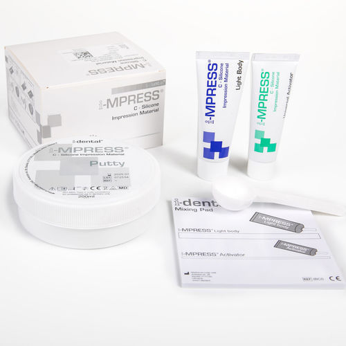 Kit di materiali odontoiatrici in silicone - i-MPRESS - i-dental - ortodontico / per portaimpronte / di modelizzazione