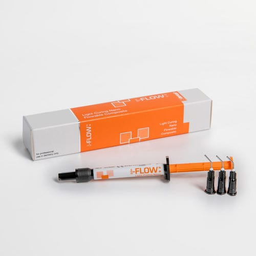 Materiale odontoiatrico in composito fluido - i-FLOW N - i-dental - per ricostruzione dentale / fotopolimerizzable / radiopaco