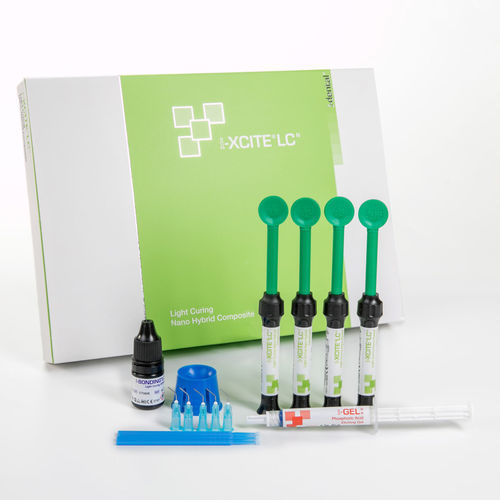 Materiale odontoiatrico in composito ibrido - i-XCITE LC N - i-dental - per ricostruzione dentale / fotopolimerizzable / radiopaco