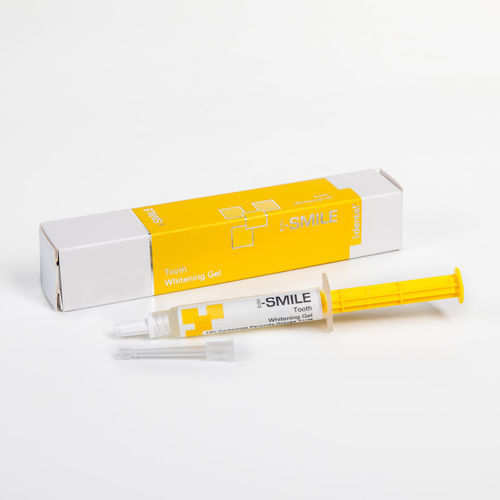 Materiale odontoiatrico di fluoruro - i-SMILE - i-dental - perossido di carbammide / per sbiancamento dentale / in gel