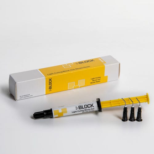 Materiale odontoiatrico in resina - i-BLOCK - i-dental - per sbiancamento dentale
