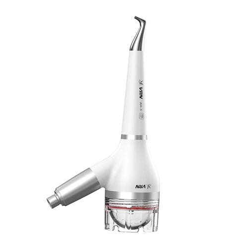 Pulitore dentale a getto autoclavabile - DP-10 - Guilin Veirun Medical Technology - con illuminazione LED / con getto d'acqua esterno