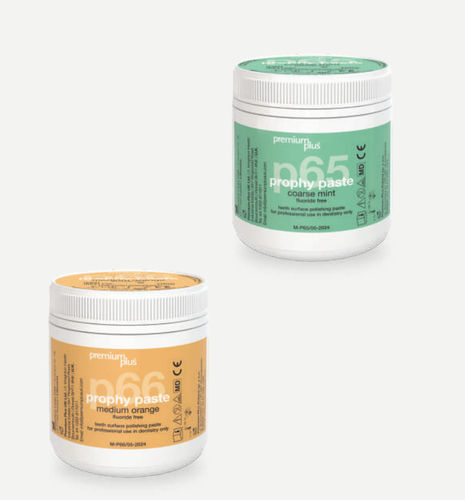 Materiale odontoiatrico in composito - P65 - premium pluspoland - per profilassi dentale / per la lucidatura delle protesi dentali / pasta