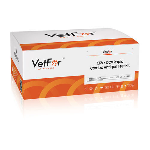 Test rapido veterinario - VVD05 - VETFOR - canino / per antigeni / del parvovirus canino