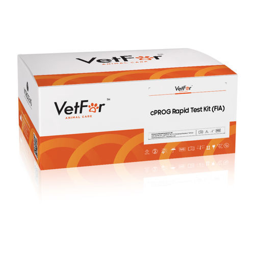 Test rapido veterinario - VVP02 - VETFOR - canino / di progesterone / di siero