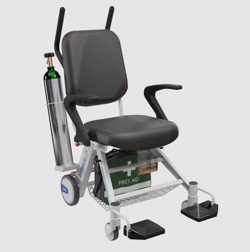 Sedia-portantina da interno - MT 450 - Metahospitalar - per esterni / con rotelle / con braccioli