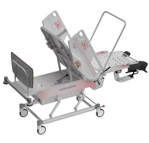 Letto da parto - MT 169 - Metahospitalar - manuale / pediatrico / ad altezza regolabile