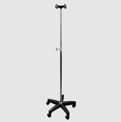 Asta portaflebo con rotelle - MT 931 - Metahospitalar - 4 ganci