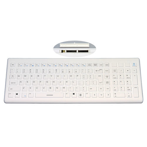 Tastiera con tastierino numerico - JH-WKB550 - Jinghong Industrial - in silicone / lavabile / senza fili