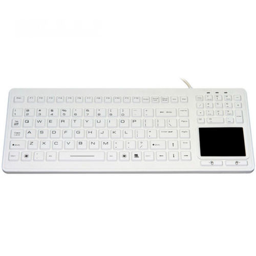 Tastiera medicale con touchpad - JH-IKB170 - Jinghong Industrial - in silicone / lavabile / impermeabile