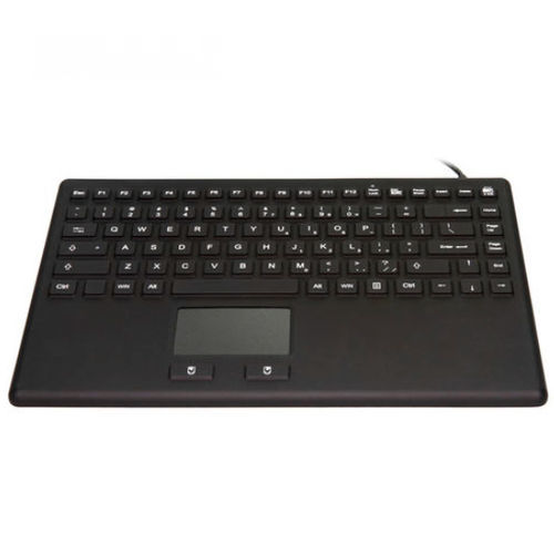Tastiera medicale con touchpad - JH-IKB870 - Jinghong Industrial - in silicone / lavabile / disinfettabile